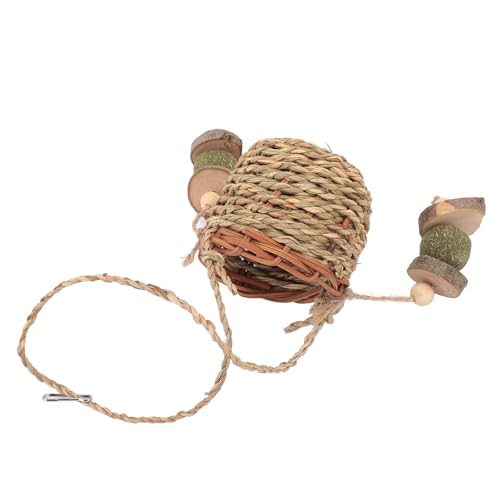 Cesta de Coelho Brinquedo Resistente à Mordida Atraente Tecido Mascar Brinquedo para Pequenos Roedor