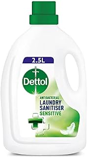 Dettol Antibacterial Laundry Cleanser, Sensitive, Dermatologically Tested, 2.5 l (Pack of 1)