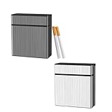 - Hochwertiges Zigaretten Etui: Unser zigaretten schachteln ist aus langlebigen Materialien gefertigt und bietet einen sicheren Schutz für Ihre Zigaretten. Ein zuverlässiger Begleiter für jeden Tag.