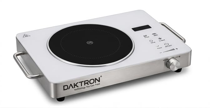 Image of 3500W Portable infrared Induction Cooktop, Electric Induction Cooker with Touch Control & Rotary Knob, LED Display, Timer, 6 Preset Cooking Modes, Overheat Protection, Stainless Steel Body