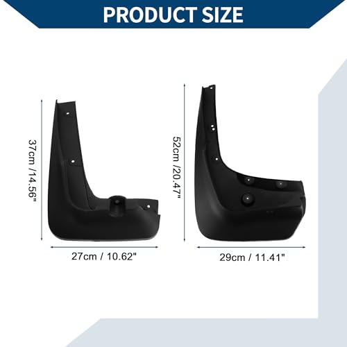 Image of Mud Flaps Splash Guards W /Mount Accessories for BMW X6 2009-2017 Front and Rear Mud Guards 1 Set