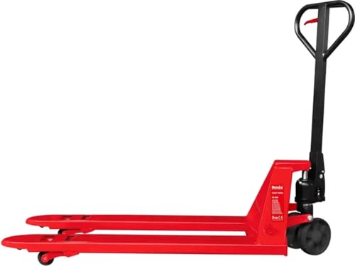 RONIX Transpaleta Manual Hidráulica – Capacidad 3000 kg – Longitud de Horquillas 1150 mm – Carretilla Transpaleta de Acero con Ruedas de Nylon