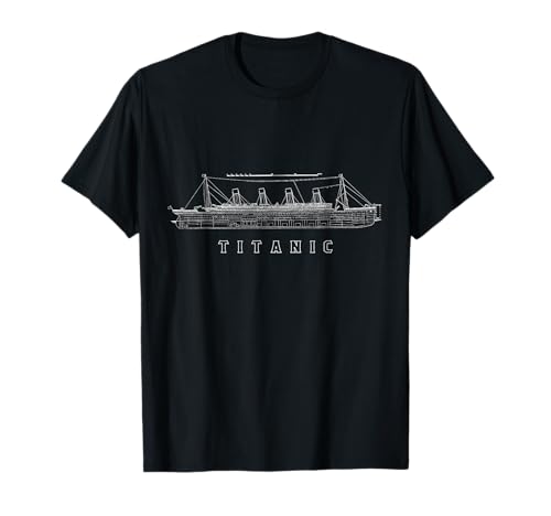 Titanic Ship Movie Poster April 1912 Vintage Design T-Shirt