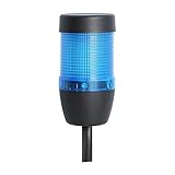 127775 Stex24 Signalsäule blau, 50mm, 24V AC/DC, LED-Blinklicht Kabel 0,6 Meter, SS50-OB1/24 116 Anschlusstechnik: Anschlusskabel - 1 Stück