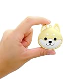 Broadwatch ボイスレコーダー キーホルダー 持ち運び 超小型 軽量 防水 子ども 見守り 音声検知 自動録音 サイクル録音 イヤホン付き カバー付き 本体のみで再生 スマホで再生（犬カバー付き/32G）