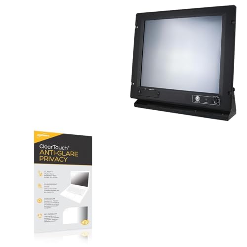 BoxWave Screen Protector Compatible With IVC Displays NP-921i Capacitive - ClearTouch Anti-Glare Privacy (2-Pack), Privacy Screen Protector Flexible Film Anti-Glare