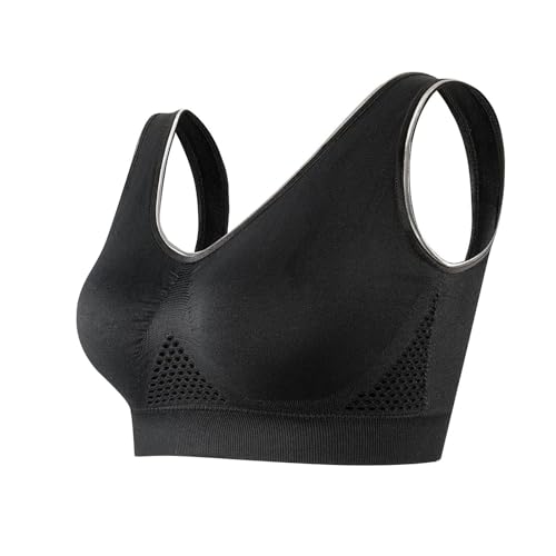 Top deportivo casual para mujer sujetador calado para yoga y diario L