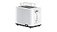 Braun Breakfast1 HT1010WH Toaster with 2 Slots, 8 Toast Levels, Pull Out Tray, Bread Lifter, Bun Warmer, 900 W, Plastic, White
