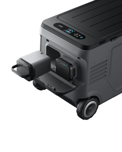 Image of Anker SOLIX EverFrost 2 58L Cooler with Extra Battery, 61 qt Car Refrigerator, Electric Cooler with 288Wh Battery, Powered by AC /DC or Solar,for Outdoor Camping, Travel, and Fishing, Fits in Trucks