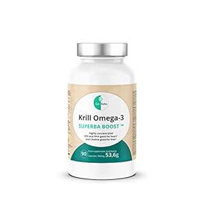Go-Keto Krill Oil Omega 3 SUPERBA BOOST® | 90 capsules van 596 mg premium krillolie | extra hoge EPA & DHA-concentratie…