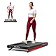 Sperax 4 in 1 Walking Vibration Pad Vibration 0.3-6km/h für Zuhause und Bürofür, Laufband für Zuhause mit App 400W Keine Montage Erforderlich (Red)