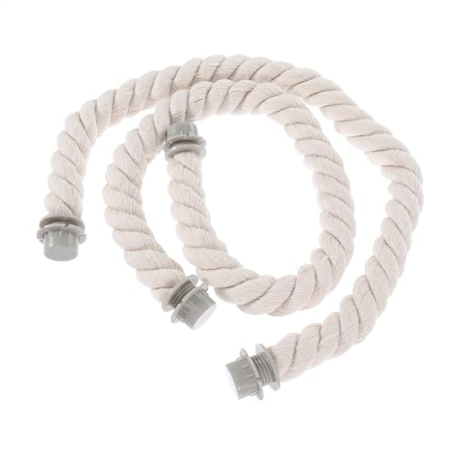 INOOMP 2pcs Beige Rope Bag Handles DIY Handbag Accessories Replacement