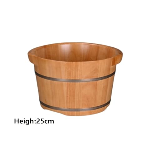 Balde de Madera para Spa de Pies con Tapa miniatura 2