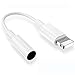 Produktbild Kopfhörer Adapter für iPhone,Lighting auf 3.5mm Kopfhörer Adapter Aux Adapter Klinke Audio Adapter kompatibel mit für iPhone 11/11 Pro/X/XS Max/XR/8 Plus/8/7 Plus/7 Unterstützt alle iOS Systeme-Weiß