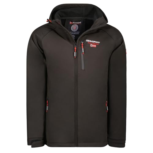 Geographical Norway Takitoama_Men Softshell Hombre, Negro, S