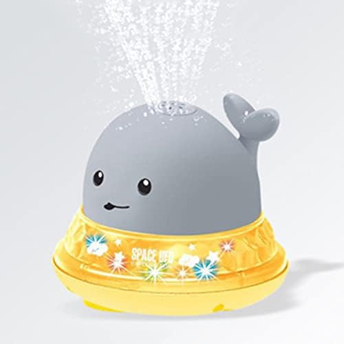 自動 噴水 くじら お風呂 おふろ おもちゃ 子供 赤ちゃん 癒し グッズ ピカピカ 光る イルミネーション ライト Ufo宇宙船 地面 バス プレゼント おもしろい ベビー プール 走る かわいい 電動おもちゃ 浴槽 グレー ギフト 新色追加して再販 水遊び 子ども 宇宙船あり こども