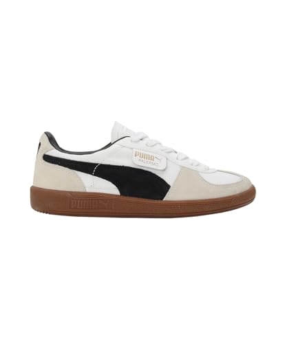 Image of Puma Unisex-Adult, Palermo LTH, White-Vapor Gray-Gum, Sneaker, 13UK, (39646401)
