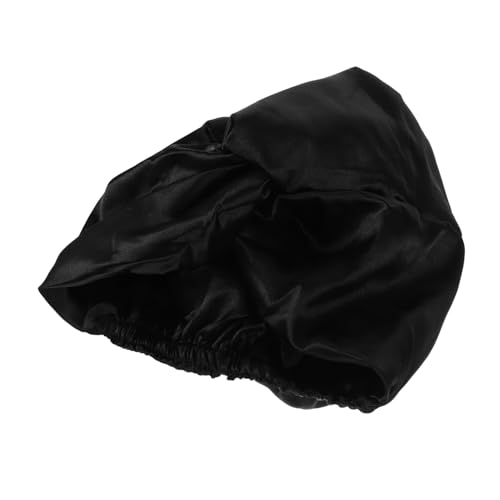 FRCOLOR Double Layer Satin Bonnet for Curly Hair Comfortable Sleep Cap for Women Elastic Soft Breathable Hat for Beauty
