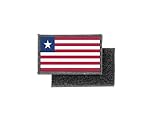 liberia costa rica carte le drapeau est imprime sur l'ecusson