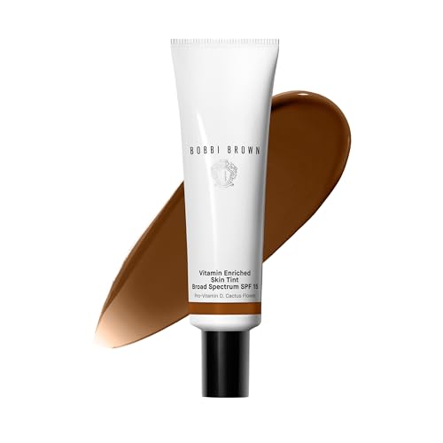 Bobbi Brown Vitamin Enriched Skin Tint SPF 15 | Broad Spectrum SPF Skin Tint | Hydrating Tinted Moisturizer | Vitamins B, C, & E, 1.7 Fl Oz, Rich 3