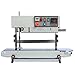 U.S. Solid Vertical Automatic Continuous Sealing Machine with Digital Temperature Control, Vertical Band Sealer for 0.02-0.8mm PVC Bag Films Stamp Coding 110V/60HZ