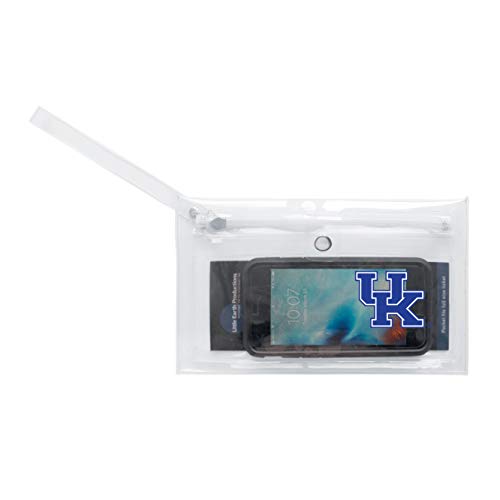 Image of NCAA Kentucky Wildcats Unisex Ncaancaa Ticket Wristlet, Clear, 9 inch by 5.25 inch