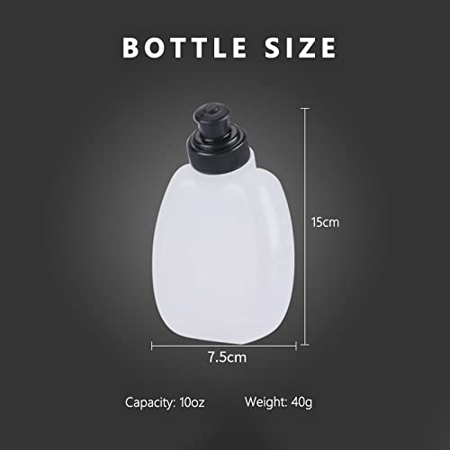 Running Belt With Water Bottle Adjustable Running Belt For Women And Men Hydration Belt For 6.5 Inches Phone (2 * 10Oz Bottles) #TOP6