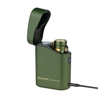 EDC Olight Baton 4 Premium Taschenlampe | Leistung 1300 Lumen | Kabelloses Ladegerät im Lieferumfang enthalten | Akkulaufzeit 190 Tage (grün) – Ansicht 5