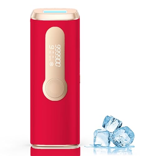 Haarlosy Épilateur Lumière Pulsée avec Indolore Refroidissement, 3 en 1 [HR/SC/RA] IPL Épilateur Laser pour Aisselles/Maillot/Corps, 9 Niveaux Lumière Pulsée Laser Épilation Définitif, Véronèse