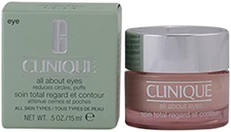 Clinique All About Eyes Cream for Unisex, 0.5 Ounce