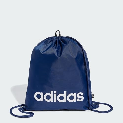 adidas Unisex Linear Gymsack Shoe Bag, Dark Blue/White, One Size – Ansicht 5