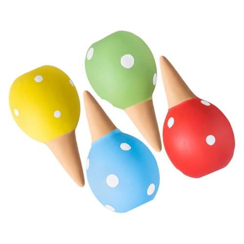 Mikikit 4Pcs Terracotta Plant Watering Spikes Automatic Plant Watering Device Self Watering System with Charming Design for Effortless Plant Care During