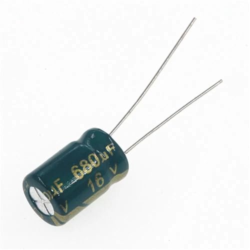 680uF 16V condensateur radial contre les pannes d'alimentation et bruits parasites 8x12mm