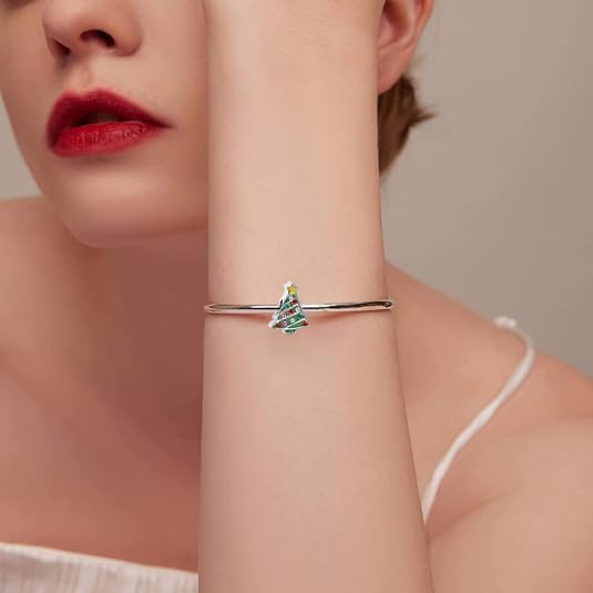 Christmas Tree Charm Compatible With Pandora Charms Bracelets - Image 2