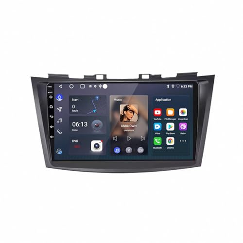 Audio estereo 2 DIN para coche Suzuki Swift 2010-2016 con Bluetooth, USB y 4 nucleos 1G+32G