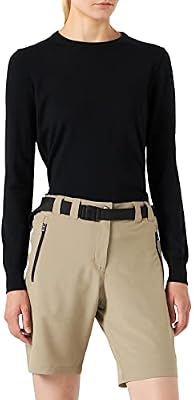CMP 3T51146 Pantalones Cortos, Mujer, Beige (Corda), 46