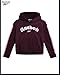 Reebok Girls Jogger Set - 2 Piece Matching Sweat Set with Pullover Hoodies and Athletic Joggers for Girls, Size 7, Plum