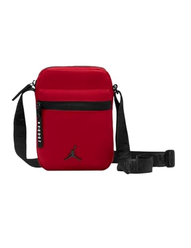Nike Bolsa tiracolo Air Jordan Festival 12,7 cm C x 3,18 cm L x 17,78 cm A, Vermelho academia