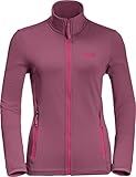 wärmende Innenseite Jack Wolfskin Damen Peak Grid W Fleece Jacke, violet quartz, M EU