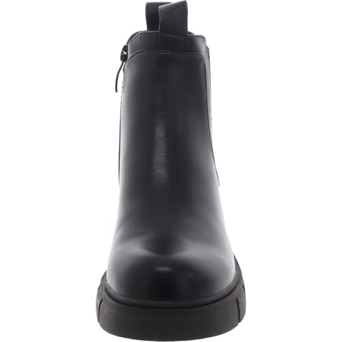 G.C. Shoes Womens William Laser Cut Chelsea Boots Black 7.5 Medium (B,M)3