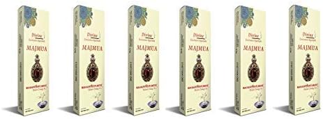 MAHAVIR PERFUMERS Divine Majmua Exclusive Agarbatti each box contain 250 Gm Nett (Pack of 5 Each box of 50 gms))