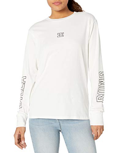 Billabong Women's Love Legacy Long Sleeve Tee, Salt Crystal, S