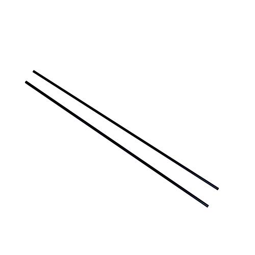 Image of Jutagoss Carbon Fiber Rod 5mm Craft Matte Pole Length 400mm 15.75 Inch Round Carbon Fiber Wing Tube for RC Airplane DIY Craft 5Pcs