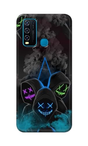 Image of PRINTFIDAA Printed Hard Back Cover Case for Vivo Y30 | Vivo Y50 Back Cover (Mask Man) -112