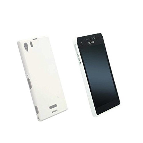 Krussel ColorCover Coque pour Sony Xperia V Blanc Métal