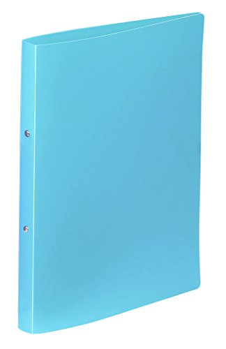 Viquel - Classeur souple A4 en plastique - Dos 2.5cm - Bleu Turquoise