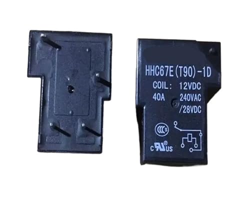 Relé T90-1B-4P-12V-40A de alta capacidad con 4 pines estables