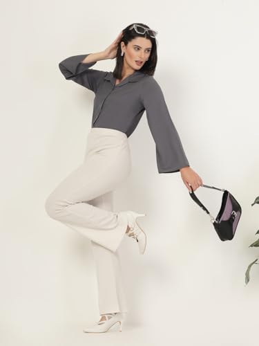 Image of Style Quotient Women Solid Regular Fit Shirt