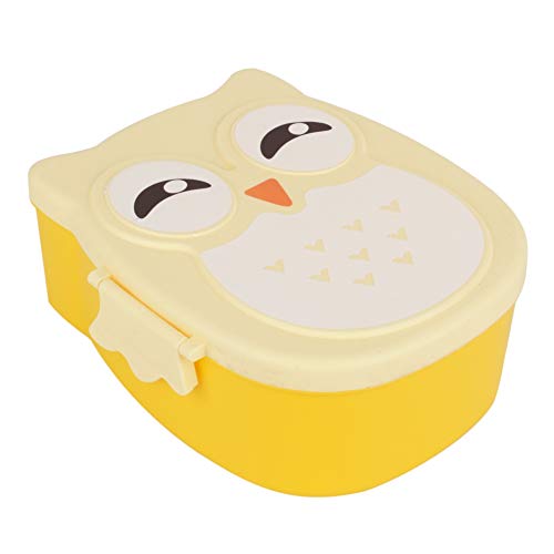 RASTKY Portátil con Diseño de Búho, Almacenamiento de Alimentos de Gran Capacidad, sin BPA, para Oficina, Suministros de Cocina Seguros para Microondas