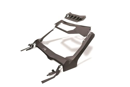 Soporte para luces antiniebla de conducción | ViCowl Mount | Sostiene cuatro luces cuadradas de 3 pulgadas | Acero pintado en polvo negro miniatura 1